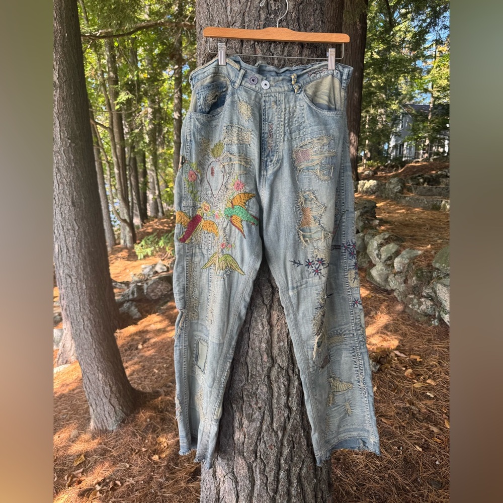 Magnolia Pearl Belle Le Vie Miner Denims Faded Indigo NWT